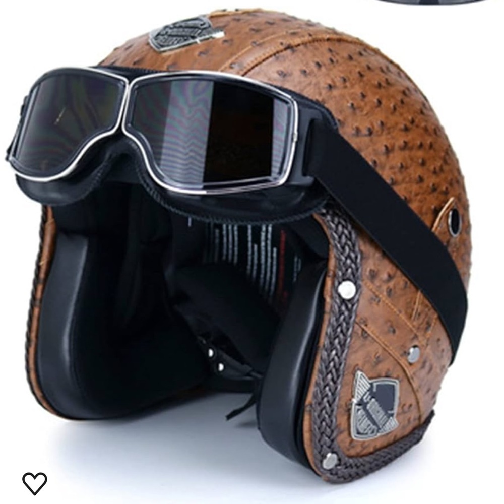 Vintage 3/4 Half Shell Adult Helmet